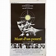 Affiche de cinéma française de MORT D'UN POURRI - 40x60 cm.