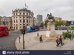 Reiterstandbild von Charles I, Charing Cross, Westminster, London ...