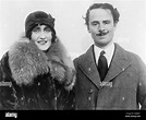 Sir Oswald Mosley (1896-1980), with his first wife, the former married ...