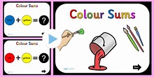 Colour Sums PowerPoint (teacher made)