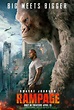 RAMPAGE MOVIE POSTER DS 27x40 DWAYNE JOHNSON 2018 Final Style One Sheet ...