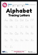 Alphabet Letter Tracing Worksheet - Free Printable PDF