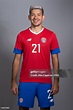 Douglas Lopez of Costa Rica poses during the official FIFA World Cup ...