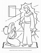 Ángel y María #1 Página para colorear | Sermons4Kids