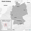 StepMap - Karte Ursberg - Landkarte für Deutschland