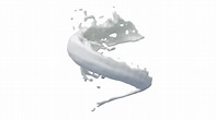 Splash De Leche PNG para descargar gratis