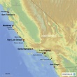 StepMap - Kalifornien - Landkarte für USA