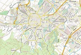 Kurpark Burtscheid-Stadtplan mit Luftansicht und Hotels von Aachen