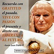 Santo Juan Pablo II. | Frases de santos, Papa francisco frases ...