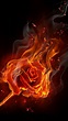 burning rose | Burning rose, Rose on fire, Rose wallpaper