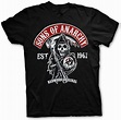 100% Oficial Sons of Anarchy Camiseta con Logo Samcro SOA T-Shirt ...