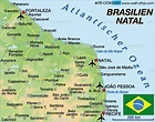 Map of Natal (Region in Brazil) | Welt-Atlas.de