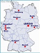 Map of Leipzig - TravelsFinders.Com