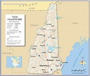 A Map Of New Hampshire State