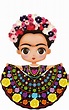 Dibujo Caricatura Frida Kahlo - Nuestra Inspiración