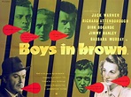 BOYS IN BROWN | British 29 inch x 38 1/2 inch Quad Poster