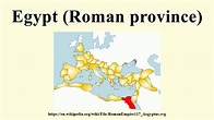 Egypt (Roman province) - YouTube