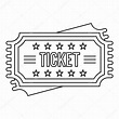 Movie Ticket Coloring Page Ticket De Cine Para Colorear Hd Png | Images ...