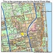 Aerial Photography Map of Boca Raton, FL Florida