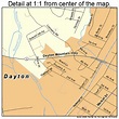 Dayton Tennessee Street Map 4719700