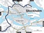 The districts of Stockholm