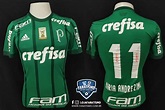 Camisa do Palmeiras Oficial III Adidas 2017 #11 Zé Roberto Usada em ...