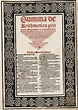 Summa de arithmetica, title page from 1523 edition - Stock Image - C047 ...