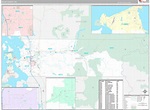 Skagit County, WA Wall Map Premium Style by MarketMAPS - MapSales