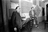 William S. Burroughs with his frequent collaborator, the English artist ...