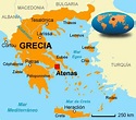 Mapa de Grecia - Mapa Físico, Geográfico, Político, turístico y Temático.