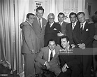 Jazz DJ and TV show host of 'Art Ford's Jazz Party,' Art Ford , poses ...