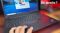 Cómo hacer clic derecho en laptop cuando no trae la tecla ? - YouTube