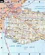 Road map Windsor city surrounding area (Ontario, Canada) free large ...