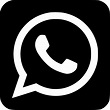 PNG Whatsapp Icon - black and white Whatsapp logo – Free Download