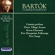 eClassical - Bartok: Complete Edition - Vocal Orchestral Works