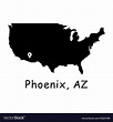 Phoenix In Usa Map - Black Sea Map