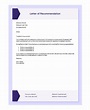 4 Free Letter of Recommendation for Employee Templates - AIHR