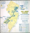 NJ Turnpike Map from 1950 (credit: Rutgers Archives) : r/newjersey