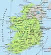 Cartina IRLANDA ᐅ Mappa IRLANDA in ALTA QUALITÀ ᐅ Cartina Dati Europa