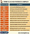 Time Clauses: Useful Examples of Time Clauses in English - Love English ...
