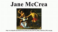Jane McCrea - YouTube