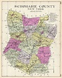 Schoharie County New York.: Geographicus Rare Antique Maps