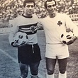 Dimitris Domazos, the best ever Greek player, with Mimi Panaioannou, of ...