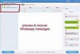Recover WhatsApp messages from Android phone | Retrieve your deleted or ...