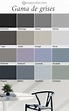 Colores Grises, paleta de tonos de Gris para interiores - Casa y Color
