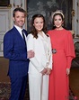 Foto oficial de Isabel de Dinamarca con Federico y Mary de Dinamarca en ...
