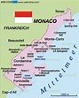 Karte von Monaco (Land / Staat) | Welt-Atlas.de