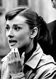 Rare Audrey Hepburn : Audrey Hepburn on the set of Funny Face, 1956.