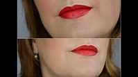 Como definir un labio rojo en piel madura - YouTube