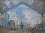 La estación Saint-Lazare (Monet) | Pinturas de monet, Monet, Claude monet